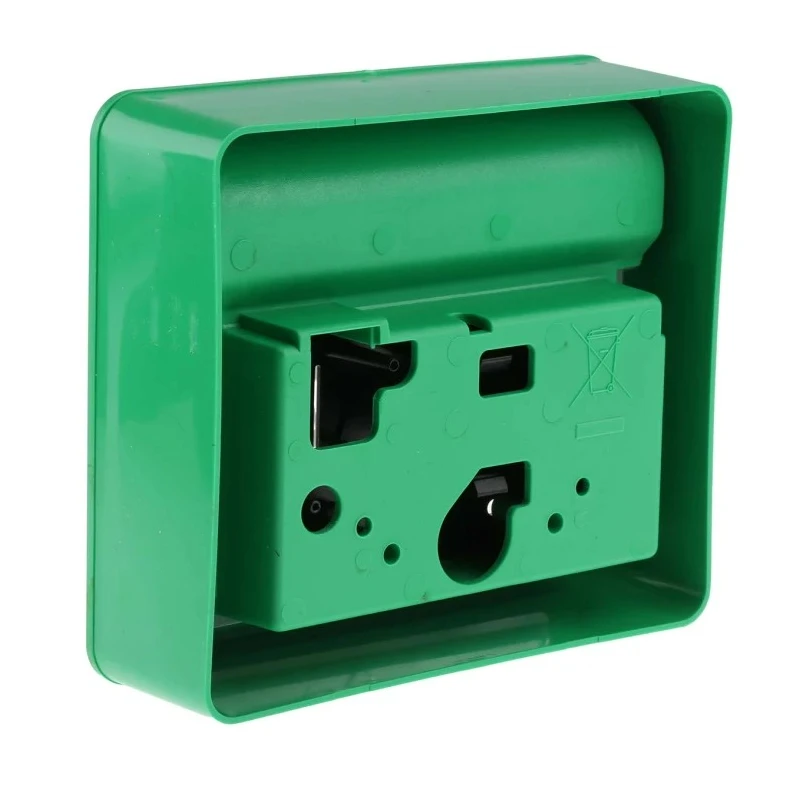 Hoyles K1000 Series Green Fire Alarm Call Point, Snatch-off Plastic Window Operated, Indoor, Battery-Powered K1000G
