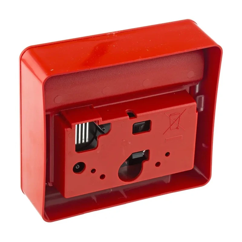 Hoyles Fire Alarm Call Point Red Plastic Indoor Snatch-off Plastic Window Operation K1000R