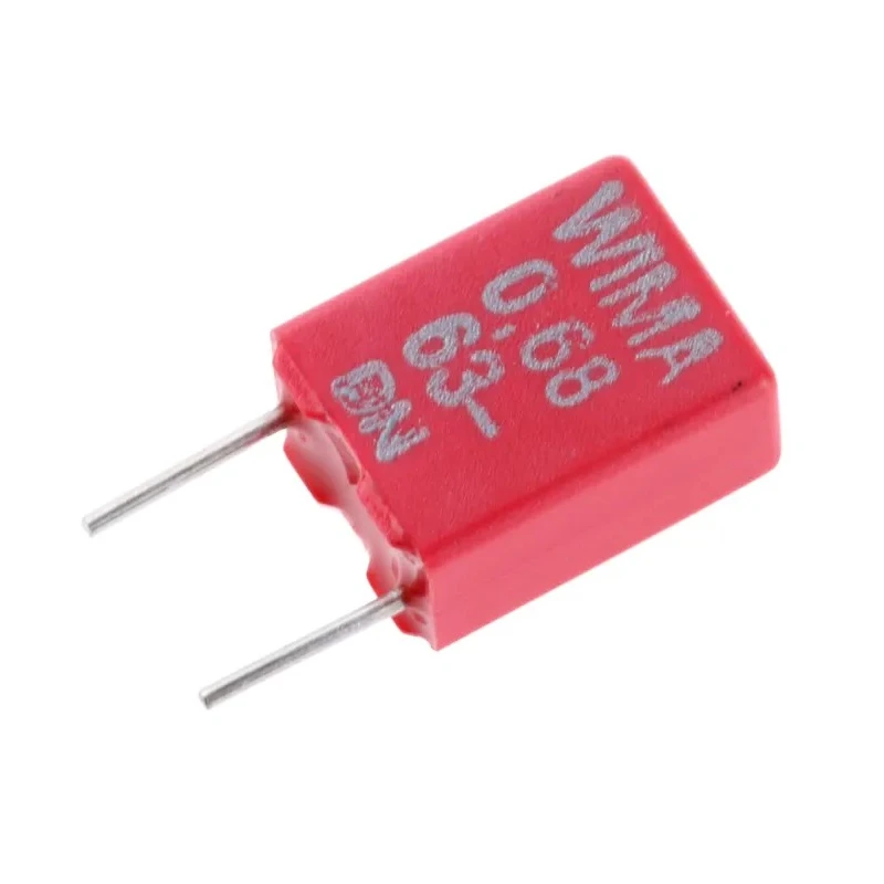 WIMA MKS2 Film Capacitor 680nF 40V AC 63V DC Through Hole Mount PET Metallised Polyester 