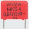 WIMA Film Capacitor 330 nF 40V ac 63V dc Through Hole MKS4