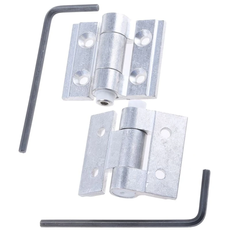 Pinet Aluminium Friction Hinge Steel Finish, Screw Fixing, 30 mm x 35 mm x 3 mm 407-7385