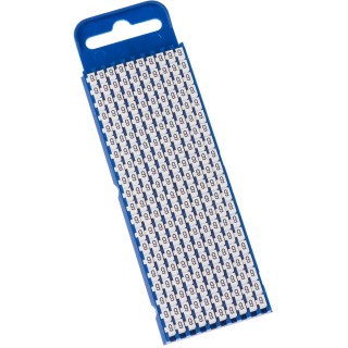 HellermannTyton Pre-Printed Snap-On Cable Marker, Black Legend "9", White Marker, Polyamide, 561-02699 WIC2