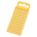 HellermannTyton Pre-Printed Snap-On Cable Marker Black 0-9 Legend, Yellow Polyamide, 4.3-5.3mm Cable Diameter WIC3 561-03101