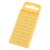 HellermannTyton Pre-Printed Snap-On Cable Marker Black 0-9 Legend, Yellow Polyamide, 4.3-5.3mm Cable Diameter WIC3 561-03101