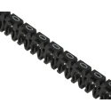 HellermannTyton Snap-On Cable Marker, Pre-Printed 0-9, Polyamide, 2.8-3.8 mm Cable Diameter, Halogen Free, Vibration WIC2