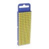 HellermannTyton Snap-On Polyamide Cable Marker, Pre-Printed Black Legend 0-9, Yellow Marker, 5.6mm Width, Fits 2.8mm to WIC2