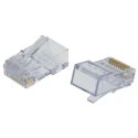 Sentinel RJ45 Connector Male Cable Cat5e Unshielded Straight 1 Port 8 Way RJ45 