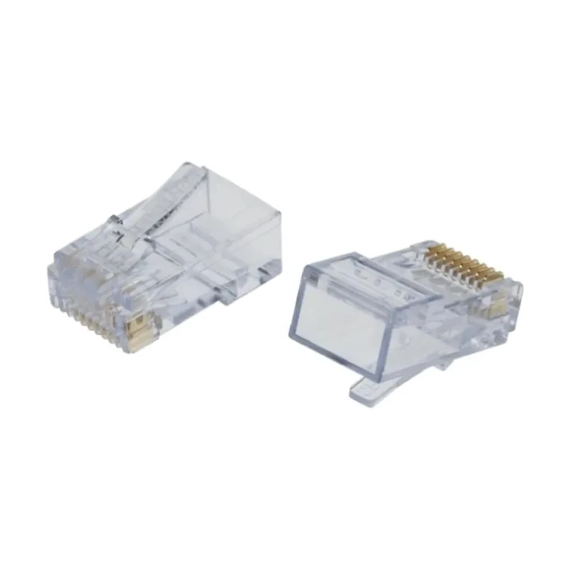 Sentinel RJ45 Connector Male Cable Cat5e Unshielded Straight 1 Port 8 Way RJ45 