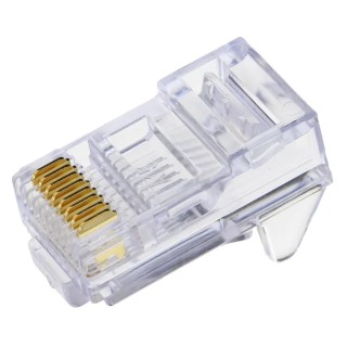Sentinel 08 Series RJ45 Connector Male Cable Straight 1 Port 8 Way RJ45