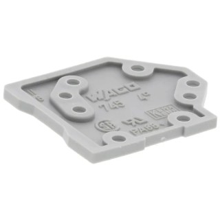 WAGO End Plate Accessory for 745 Series PCB Terminal Blocks 745-100
