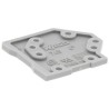WAGO End Plate Accessory for 745 Series PCB Terminal Blocks 745-100