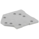 WAGO End Plate Accessory for 745 Series PCB Terminal Blocks 745-100
