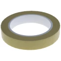 RS PRO Yellow Polyester Film Electrical Tape 19mm x 66m Rubber Adhesive Breakdown Voltage 4500V 408-9495