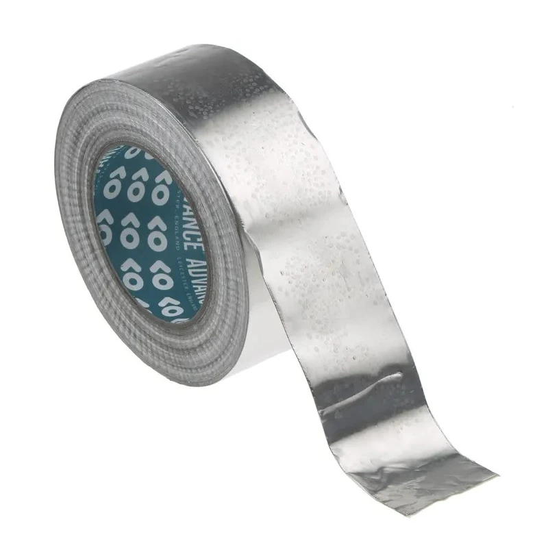 Advance Tapes Non-Conductive Metallic Aluminium Tape 50mm x 50m, 110°C Max AT506