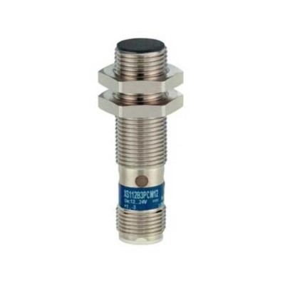 Telemecanique Sensors Threaded Barrel Inductive Proximity Sensor M12 x 1, PNP Output, 24V DC, 4mm Detection XS112B3PCM12