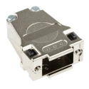 Phoenix Contact DSSC Series Die Cast Zinc Straight D-Sub Backshell, 9 Way Strain Relief 1419722