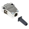 Phoenix Contact DSSC Series Die Cast Zinc Straight D-Sub Backshell, 9 Way Strain Relief 1419722