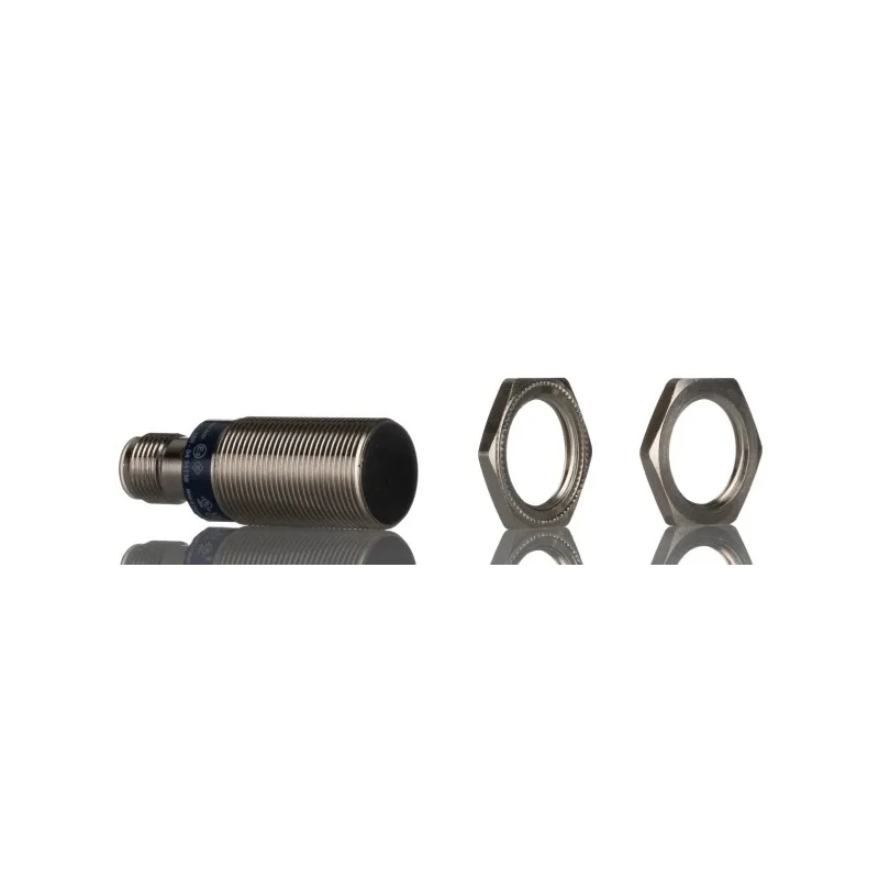 Telemecanique Sensors Inductive Proximity Sensor Threaded Barrel M18 x 1 PNP 24V dc 8 mm Detection XS118B3PCM12