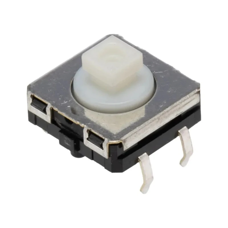 Omron IP67 Tactile Switch Plunger, 3.75 mm Actuator Length, SPST 50 mA 24 V DC, Through Hole B3W-4050