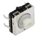 Omron IP67 Tactile Switch Plunger, 3.75 mm Actuator Length, SPST 50 mA 24 V DC, Through Hole B3W-4050