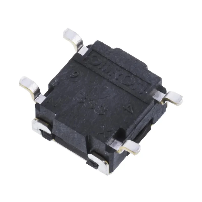 Omron Tactile Switch Button 0.8 mm Actuator Length SPST 50mA 24V DC Through Hole B3S-1000P