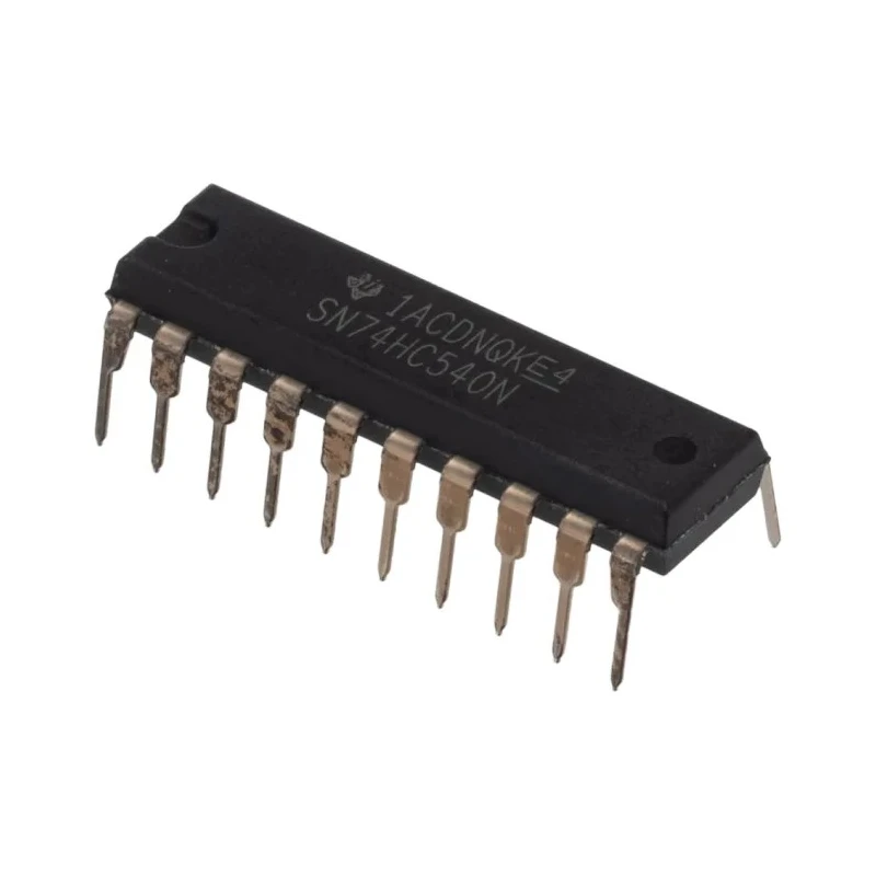 Texas Instruments 8-Channel Buffer & Line Driver, 3 State, Inverting, 20-Pin PDIP SN74HC540N