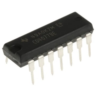 Texas Instruments 4 2-Input XNOR Logic Gate 14-Pin PDIP CD4077BE