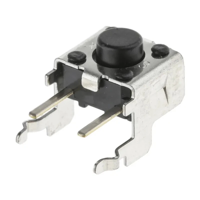 Omron Black Tactile Switch Plunger 1.6 mm SPST 50mA 24 V dc Through Hole B3F-3120