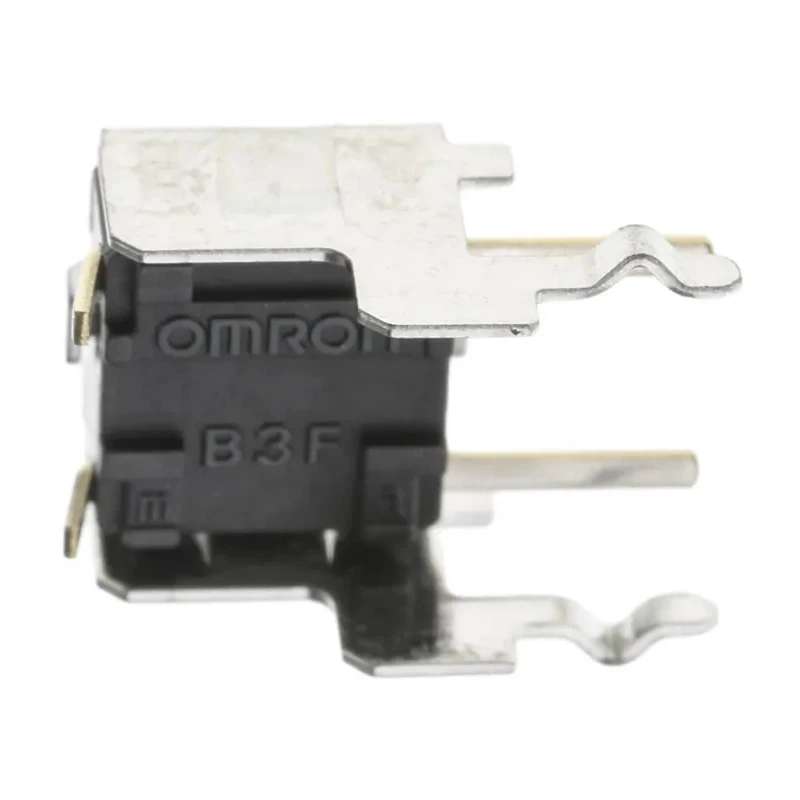 Omron Black Tactile Switch Plunger 1.6 mm SPST 50mA 24 V dc Through Hole B3F-3120