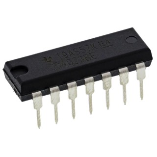 Texas Instruments 3 3-Input NAND Logic Gate, Through Hole Mount, 14-Pin PDIP CD4023BE