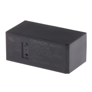 Omron PCB Power Relay 12V DC Coil, 12A Switching Current, SPDT Contact Configuration G2RL-14 DC12