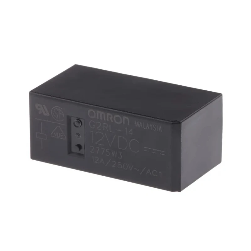 Omron PCB Power Relay 12V DC Coil, 12A Switching Current, SPDT Contact Configuration G2RL-14 DC12