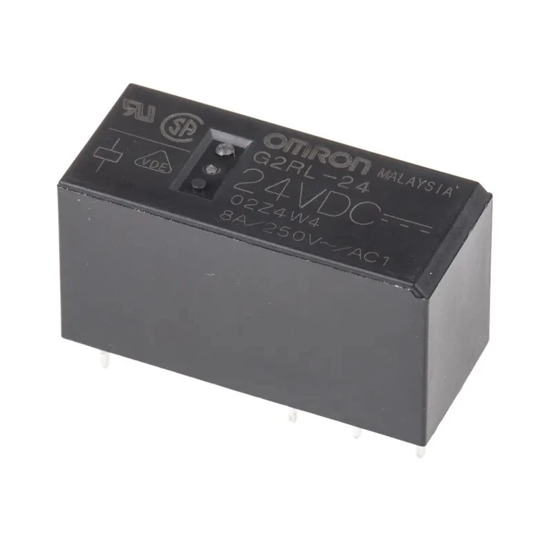 Omron PCB Power Relay 24V DC Coil 8A Switching Current DPDT G2RL-24 DC24