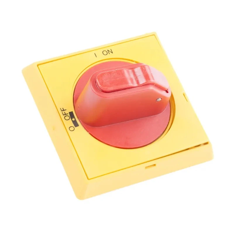 ABB Yellow, Red Rotary Handle 43.5 mm OH Series OHYS2RJ 1SCA105323R1001