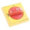 ABB Yellow, Red Rotary Handle 43.5 mm OH Series OHYS2RJ 1SCA105323R1001