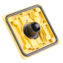 ABB Yellow, Red Rotary Handle 43.5 mm OH Series OHYS2RJ 1SCA105323R1001