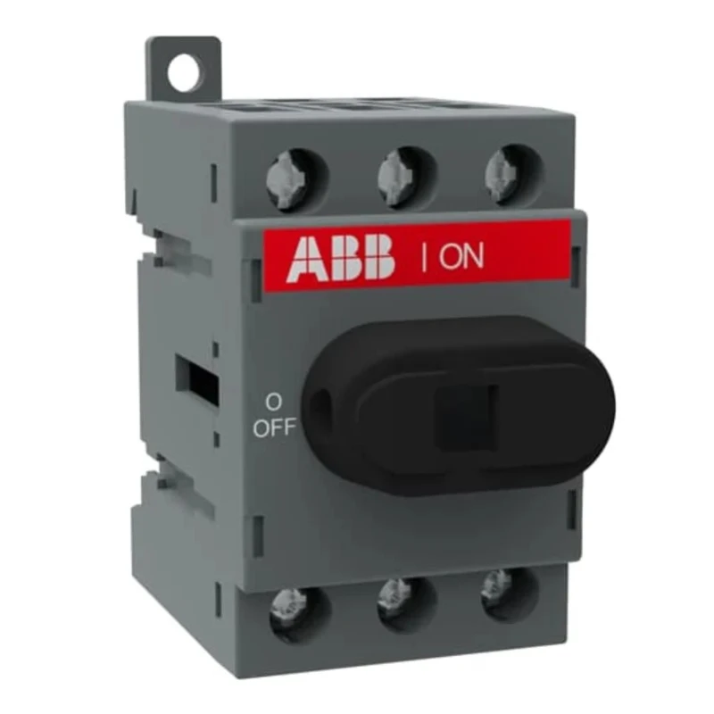 ABB 3-Pole DIN Rail Non-Fused Isolator Switch, 40A, 560kW, IP20 OT40F3 1SCA104902R1001