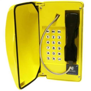 Gai-Tronics Titan Corded Yellow Black Telephone 114-02-002J-122