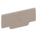Weidmüller AEP 2C 2.5 Series End Cover for Use with Klippon Connect Terminal Blocks 1514400000