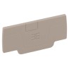 Weidmüller AEP 2C 2.5 Series End Cover for Use with Klippon Connect Terminal Blocks 1514400000