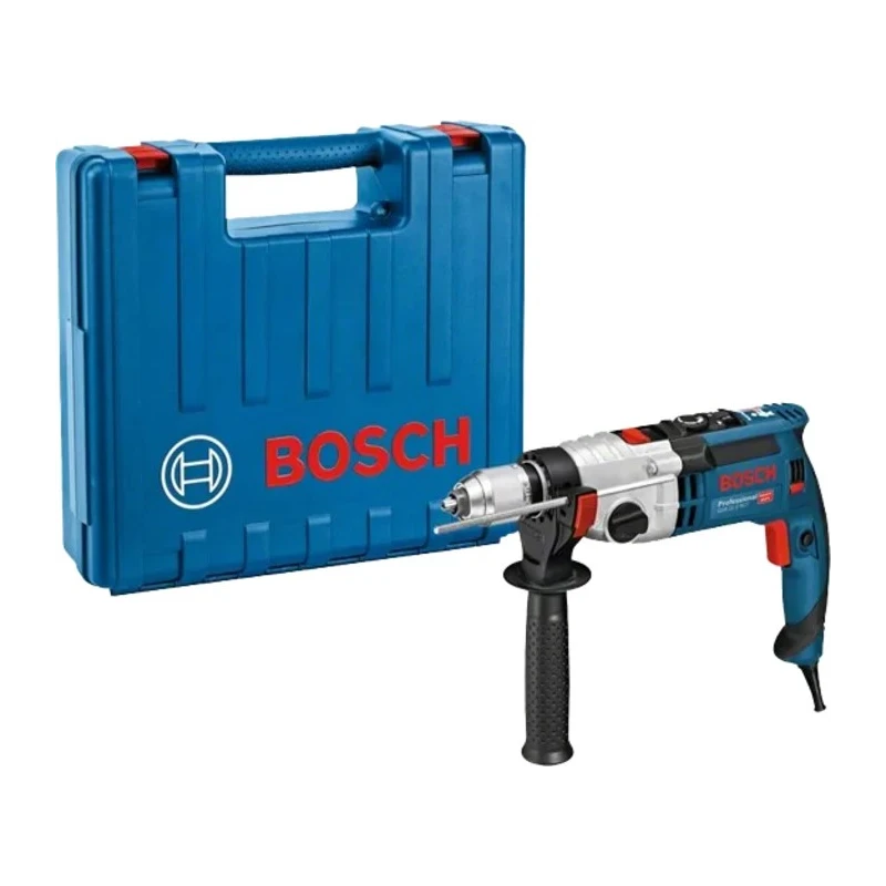 Bosch Hammer Drill, 230V Corded, 1.3kW Power, 13 mm Keyless Chuck, Brushed Motor, Type C Plug GSB 060119C700