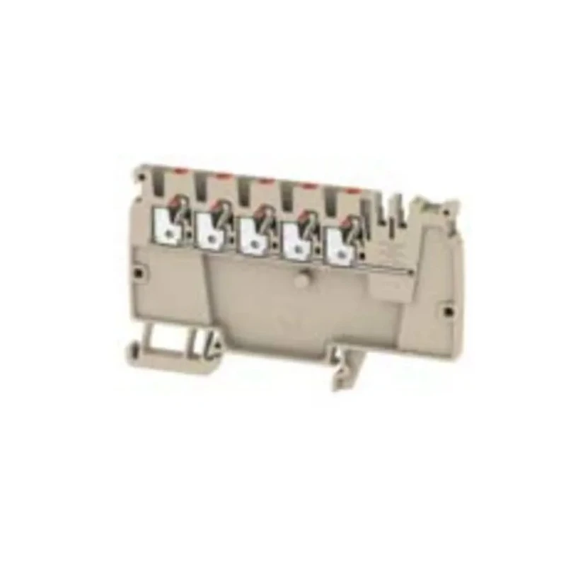 Weidmüller A Series DIN Rail Terminal Block 2.5mm², 1-Level, Push-in, Beige 1988290000
