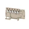 Weidmüller A Series DIN Rail Terminal Block 2.5mm², 1-Level, Push-in, Beige 1988290000