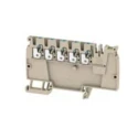 Weidmüller A Series DIN Rail Terminal Block Blue Push-in 2.5mm² 1-Level 24A 800V 1988100000
