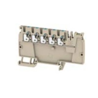 Weidmüller A Series DIN Rail Terminal Block Blue Push-in 2.5mm² 1-Level 24A 800V 1988100000