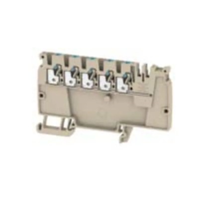 Weidmüller A Series DIN Rail Terminal Block Blue Push-in 2.5mm² 1-Level 24A 800V 1988100000