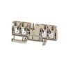Weidmüller A Series DIN Rail Terminal Block Beige 4mm² 1-Level Push-in 2051500000