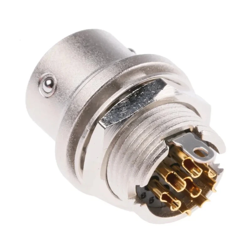 Hirose Circular Connector, 8 Contacts, Panel Mount, Miniature Socket, Female, 2A, 100V, Push Pull MXR-8RA-8S(71)