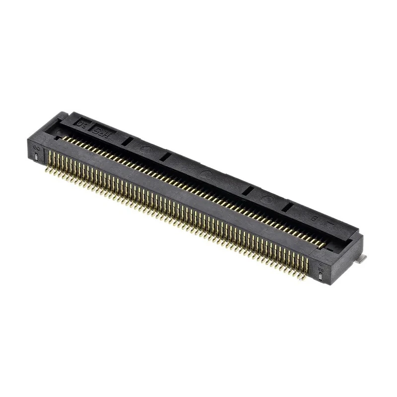 Hirose 60 Way Right Angle Female FPC Connector 0.5 mm Pitch Surface Mount Solder Termination FH28 