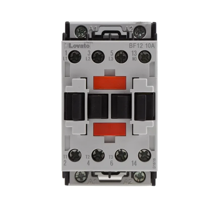 Lovato Electric 3-Pole Contactor, 110V AC Coil, 12 A, 5.5 kW Motor Control BF1210A110